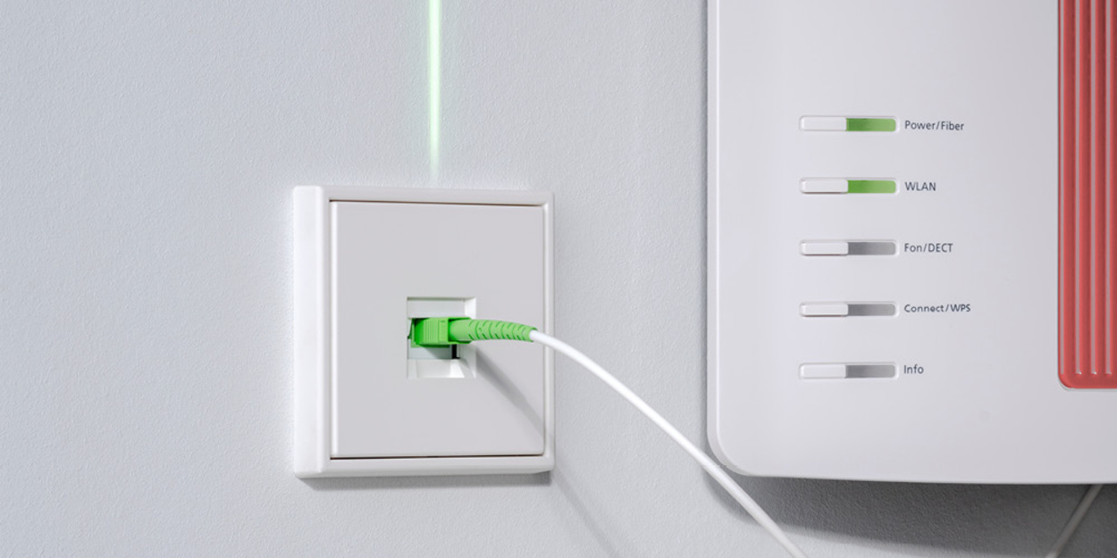 Die neuen Glasfaser-Anschlussdosen bei Elektro-Achtmann in Arnstein